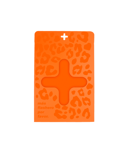 SKINS REFLEX ANIMAL PRINT NARANJA